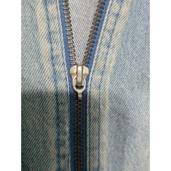 Denim Jacket Women's Passion-1 Zip Up Size XL 100% Cotton Vintage - Picture 6 of 13